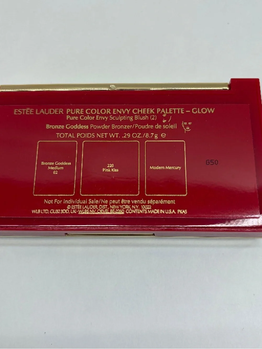Estée Lauder Pure Color Envy Cheek Palette Glow Blush & Bronze Goddess Bronzer